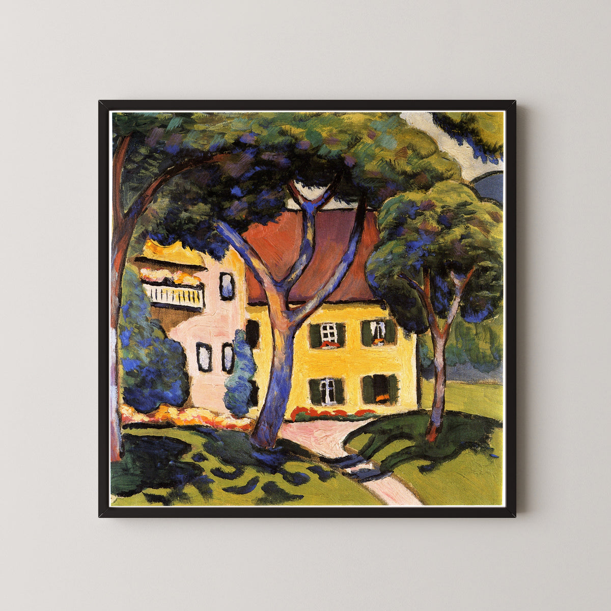 August Macke — Staudacherhaus am Tegernsee | Expressionist Fine Art Print