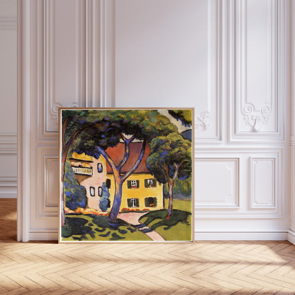 August Macke — Staudacherhaus am Tegernsee | Expressionist Fine Art Print