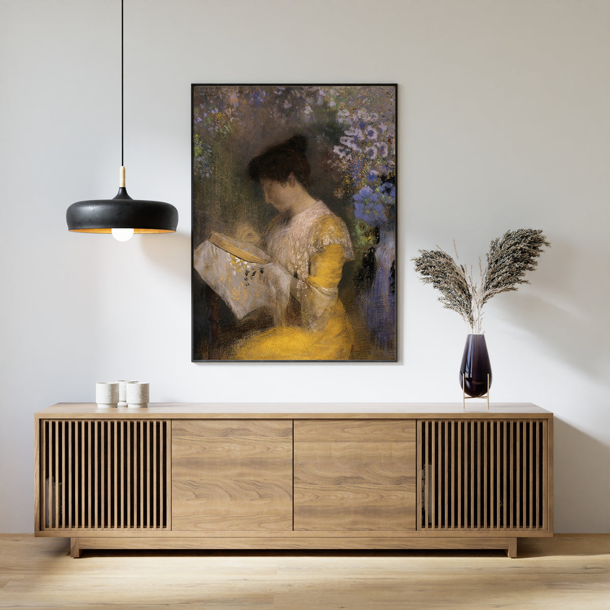 Odilon Redon — Madame Arthur Fontaine (Marie Escudier) | Symbolist Art Print