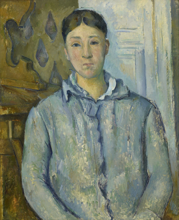 Paul Cezanne — Madame Cezanne in Blue | Fine Art Print