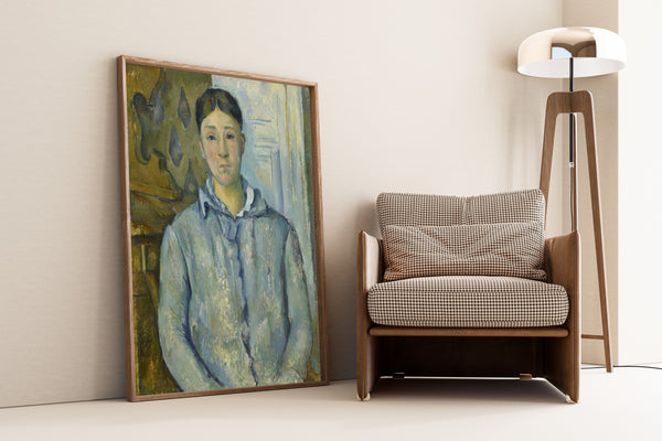 Paul Cezanne — Madame Cezanne in Blue | Fine Art Print