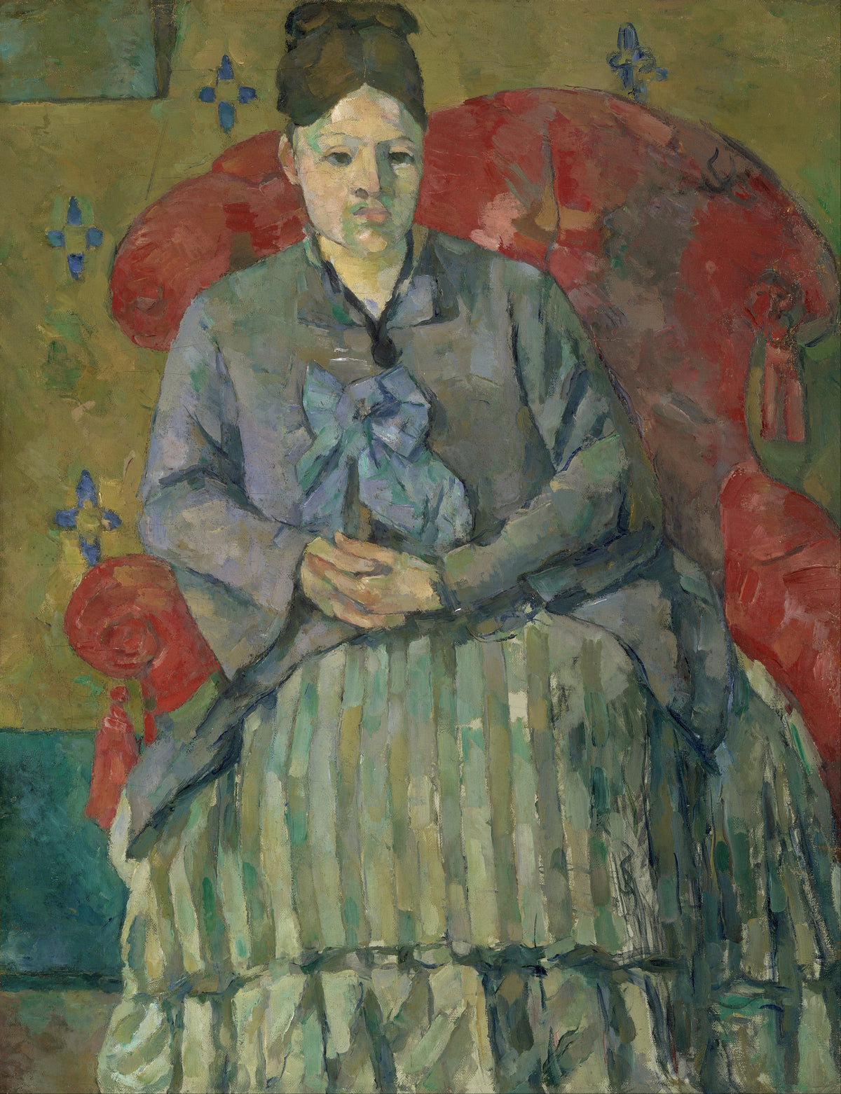 Paul Cezanne — Madame Cezanne in a Red Armchair | Fine Art Print
