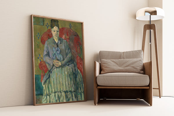 Paul Cezanne — Madame Cezanne in a Red Armchair | Fine Art Print