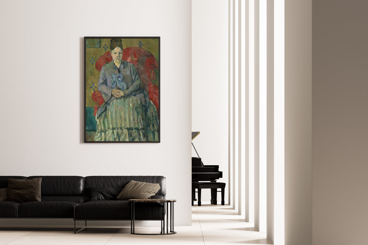 Paul Cezanne — Madame Cezanne in a Red Armchair | Fine Art Print