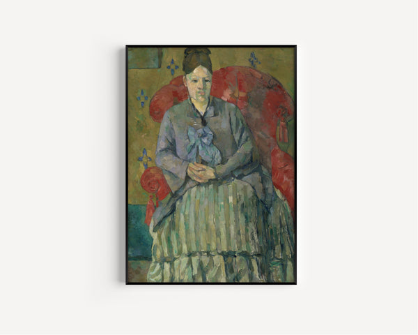 Paul Cezanne — Madame Cezanne in a Red Armchair | Fine Art Print