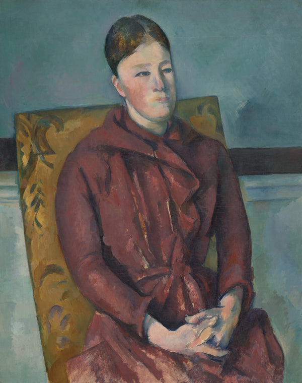 Paul Cezanne — Madame Cezanne in a Yellow Chair | Fine Art Print