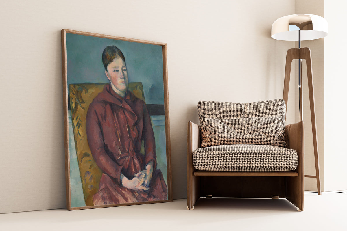 Paul Cezanne — Madame Cezanne in a Yellow Chair | Fine Art Print