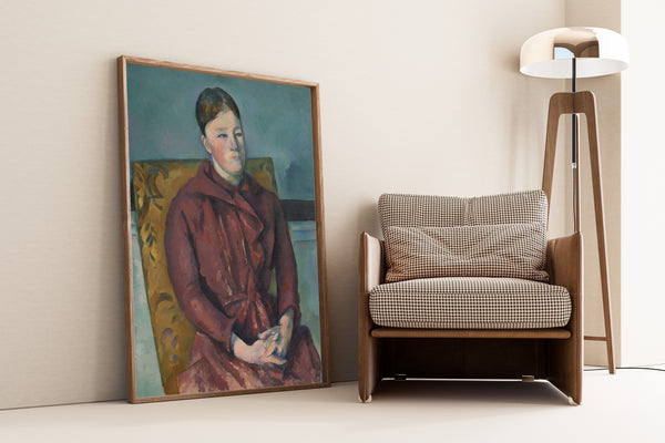 Paul Cezanne — Madame Cezanne in a Yellow Chair | Fine Art Print