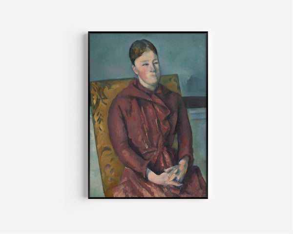 Paul Cezanne — Madame Cezanne in a Yellow Chair | Fine Art Print