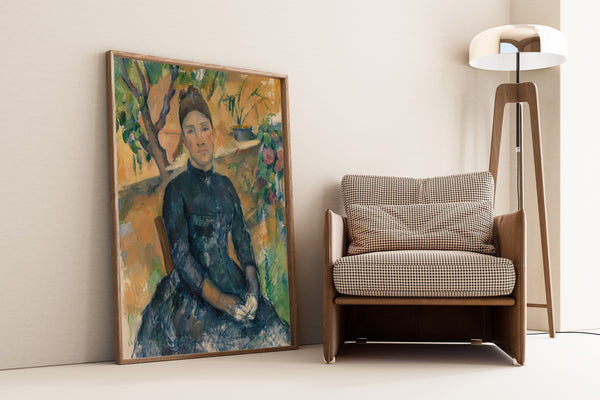 Paul Cezanne — Madame Cezanne in the Conservatory | Fine Art Print