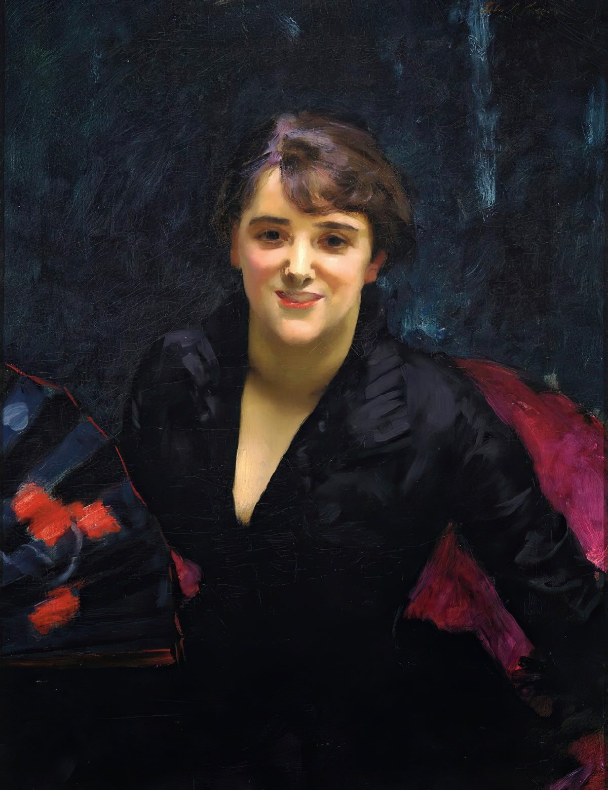 John Singer Sargent — Madame Errázuriz (The Lady in Black) | Fine Art Print