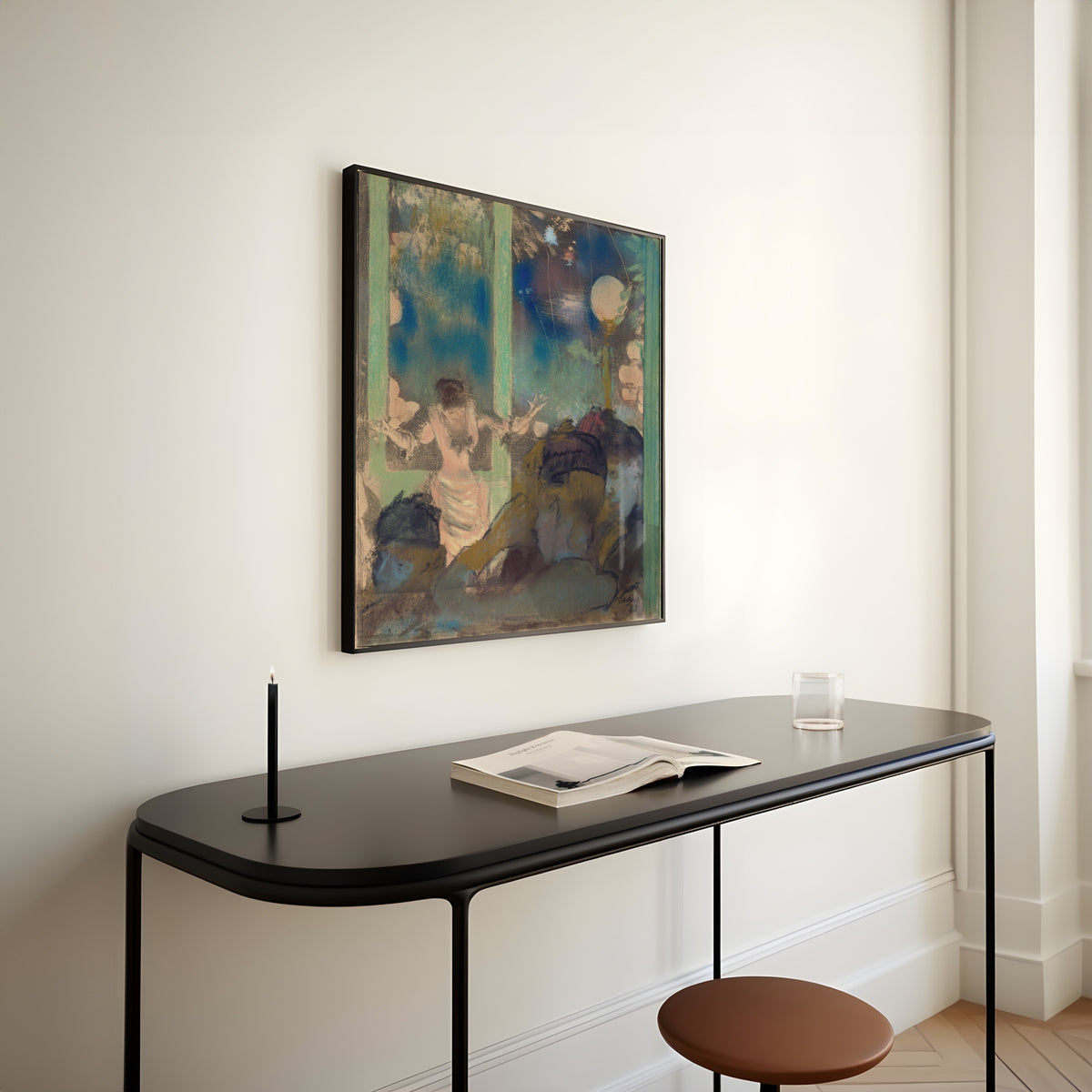 Edgar Degas — Mademoiselle Bécat at the Café des Ambassadeurs | Fine Art Print