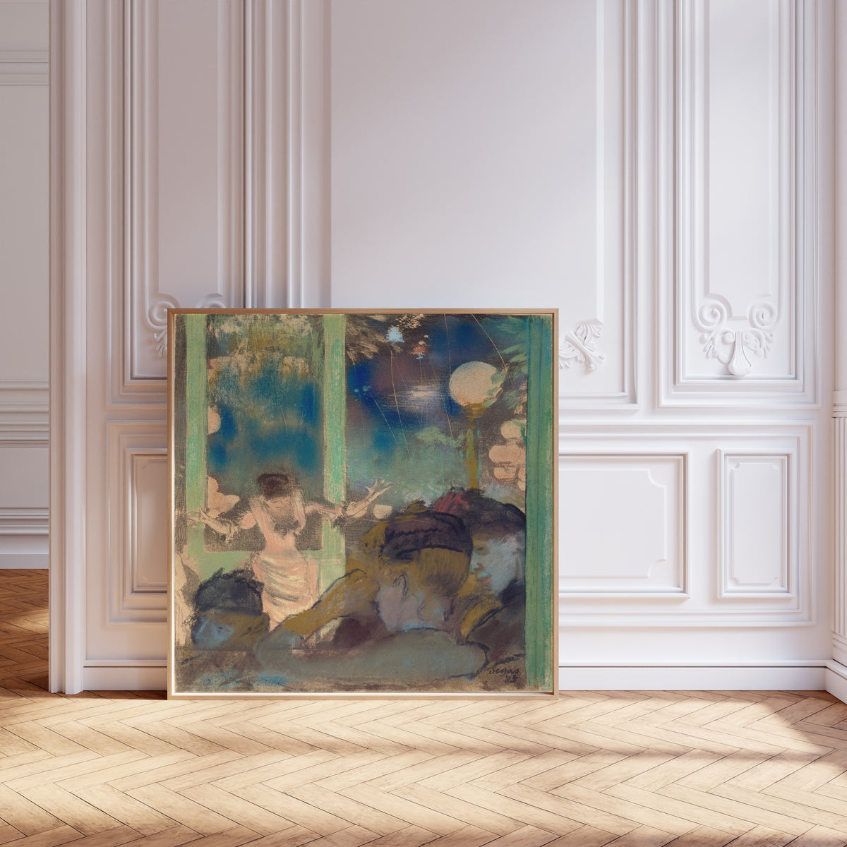 Edgar Degas — Mademoiselle Bécat at the Café des Ambassadeurs | Fine Art Print