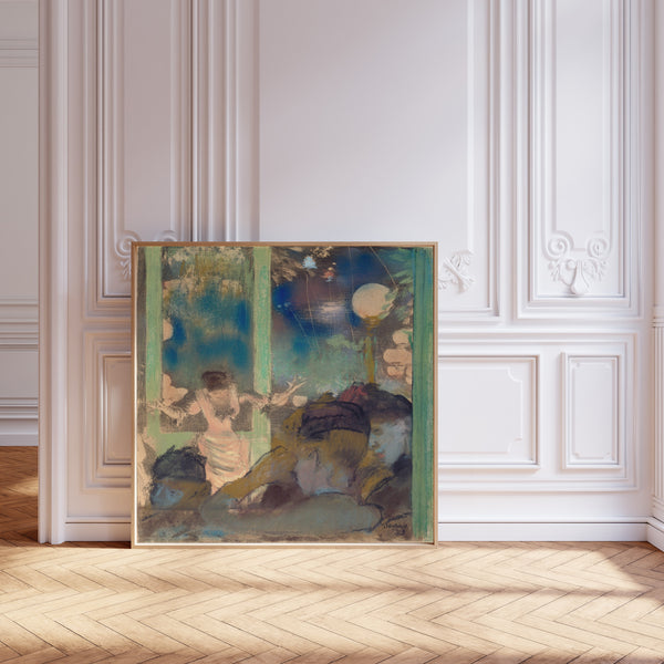 Edgar Degas — Mademoiselle Bécat at the Café des Ambassadeurs | Fine Art Print
