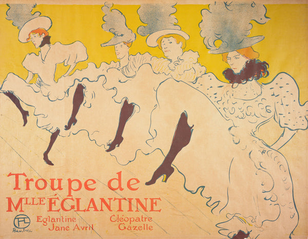 Henri de Toulouse-Lautrec — Mademoiselle Eglantine's Troupe | Vintage Poster Print