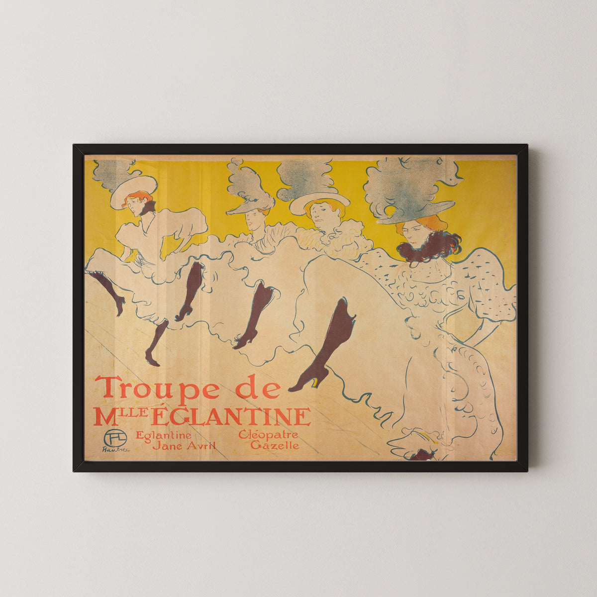 Henri de Toulouse-Lautrec — Mademoiselle Eglantine's Troupe | Vintage Poster Print