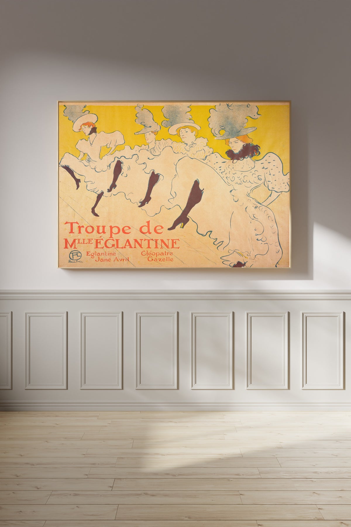 Henri de Toulouse-Lautrec — Mademoiselle Eglantine's Troupe | Vintage Poster Print