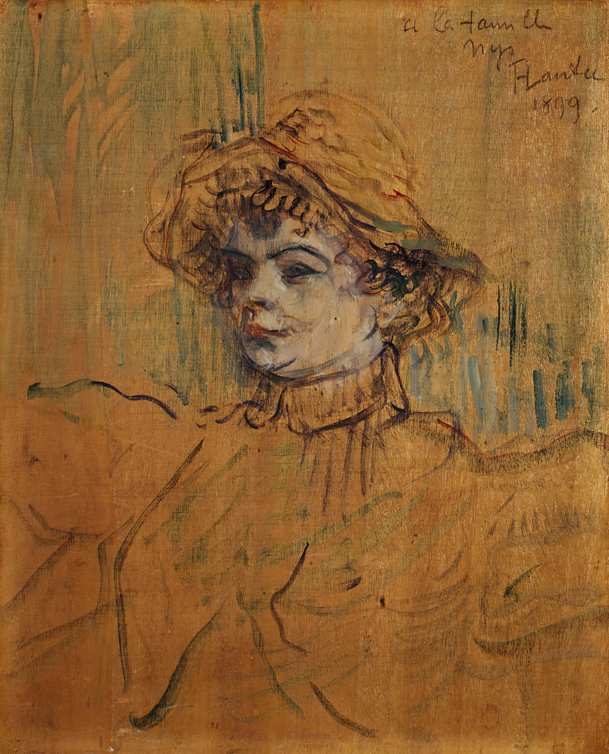 Henri de Toulouse-Lautrec — Mademoiselle Nys | Fine Art Print