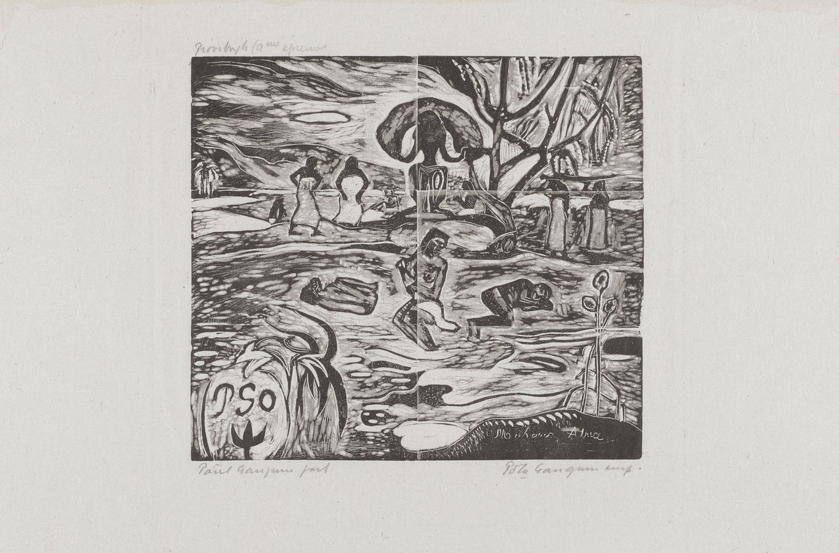 Paul Gauguin — Mahana Atua (The Day of God) | Woodcut Print