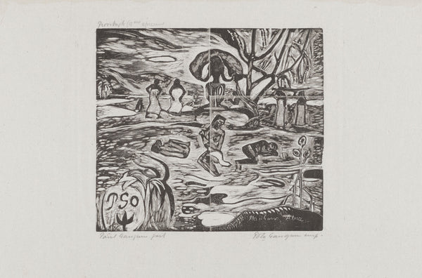 Paul Gauguin — Mahana Atua (The Day of God) | Woodcut Print
