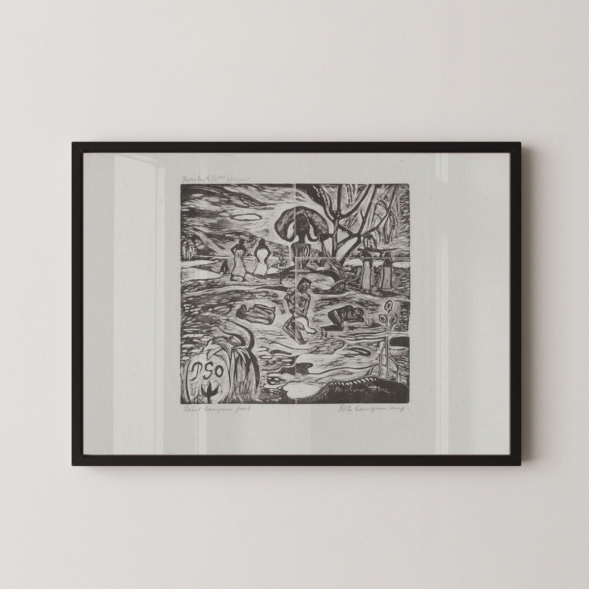 Paul Gauguin — Mahana Atua (The Day of God) | Woodcut Print
