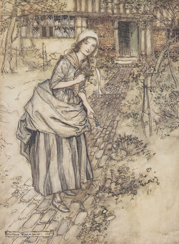 Arthur Rackham — Maidens Call It Love-in-Idleness | Shakespeare Illustration Print