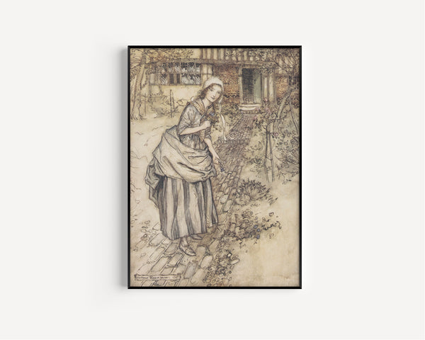Arthur Rackham — Maidens Call It Love-in-Idleness | Shakespeare Illustration Print