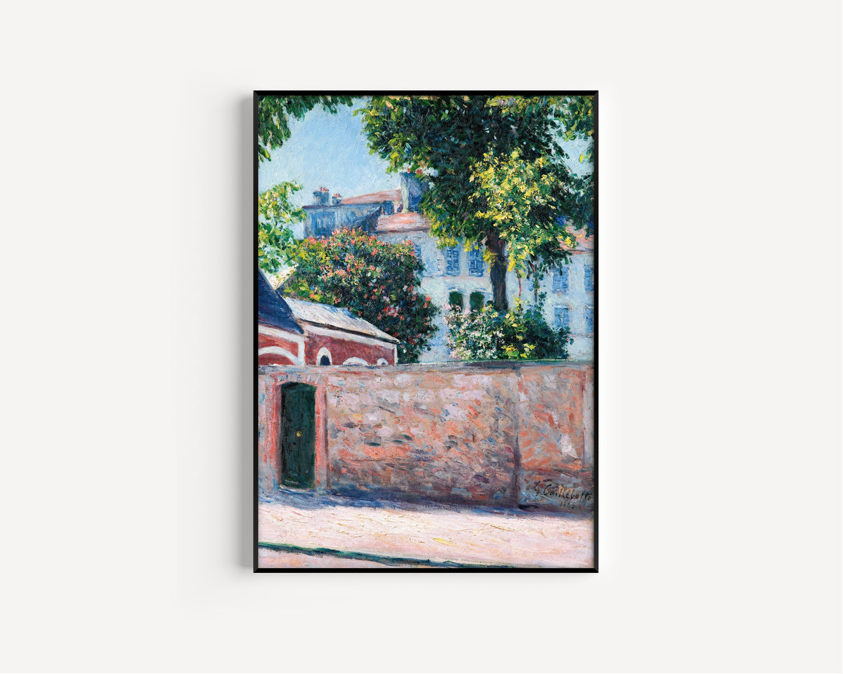 Gustave Caillebotte — Maisons à Argenteuil (Houses at Argenteuil) | Fine Art Print