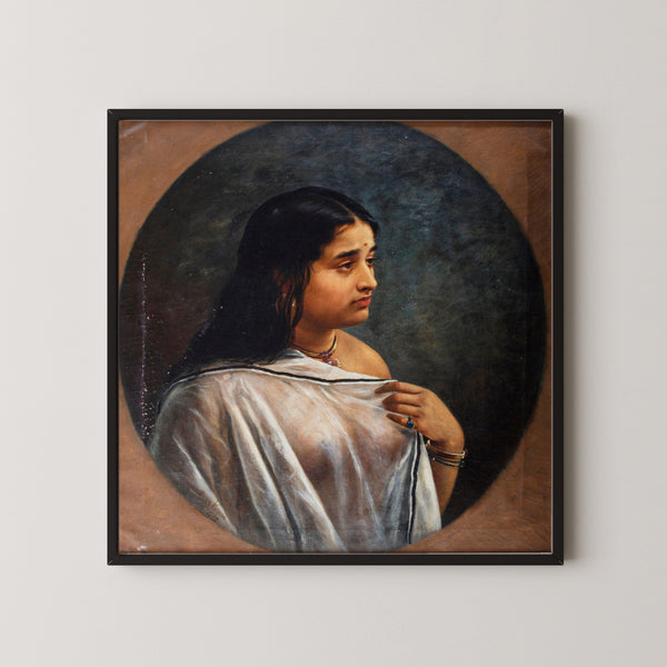 Raja Ravi Varma — Malayali Lady | Fine Art Print