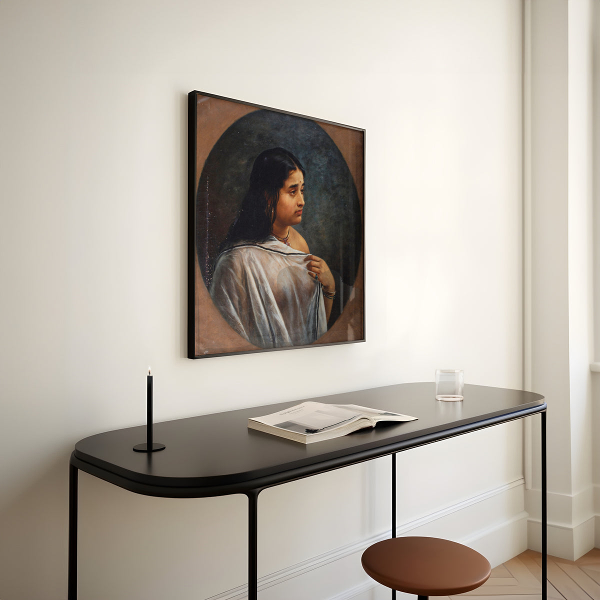 Raja Ravi Varma — Malayali Lady | Fine Art Print