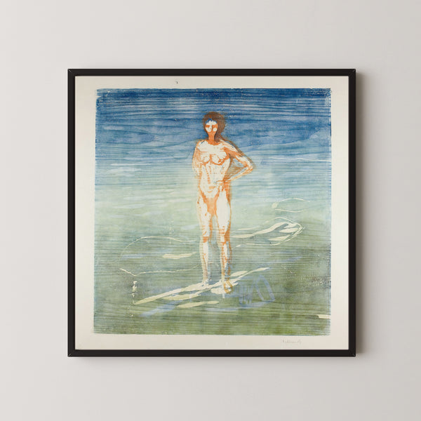 Edvard Munch — Man Bathing | Expressionist Fine Art Print
