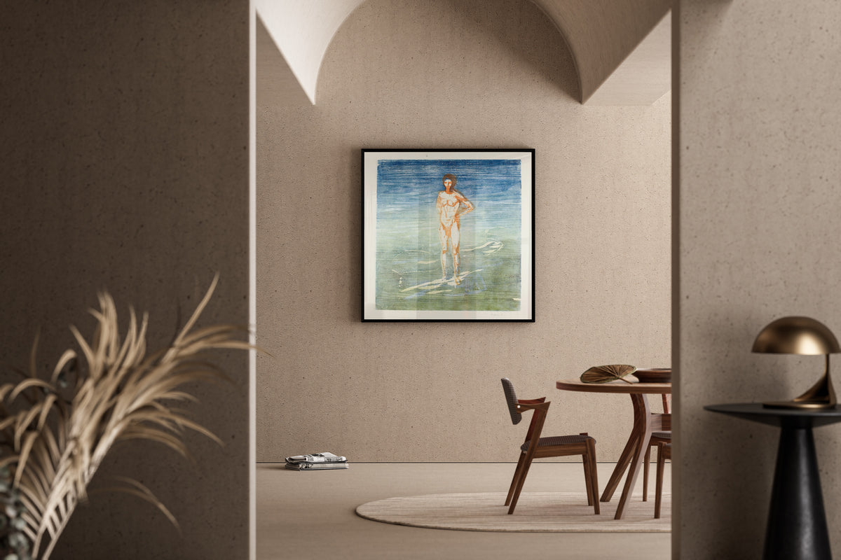 Edvard Munch — Man Bathing | Expressionist Fine Art Print