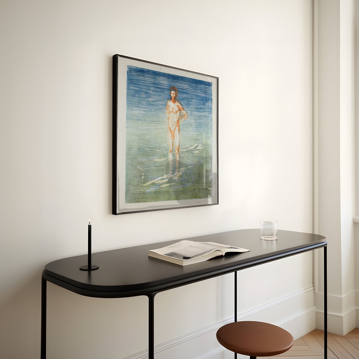 Edvard Munch — Man Bathing | Expressionist Fine Art Print