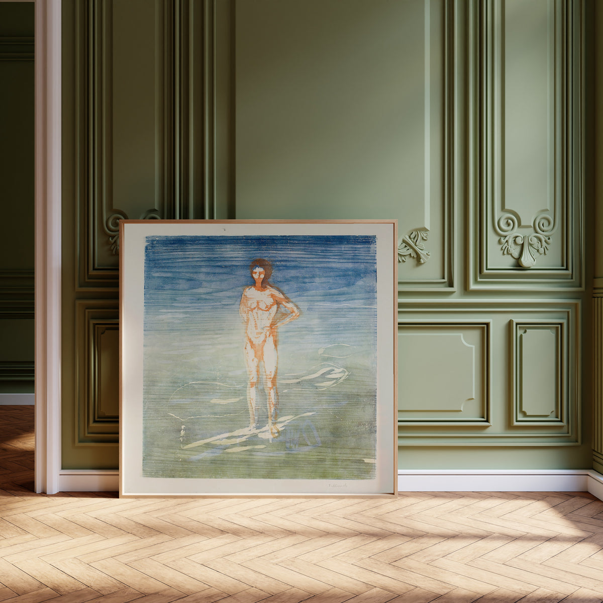 Edvard Munch — Man Bathing | Expressionist Fine Art Print