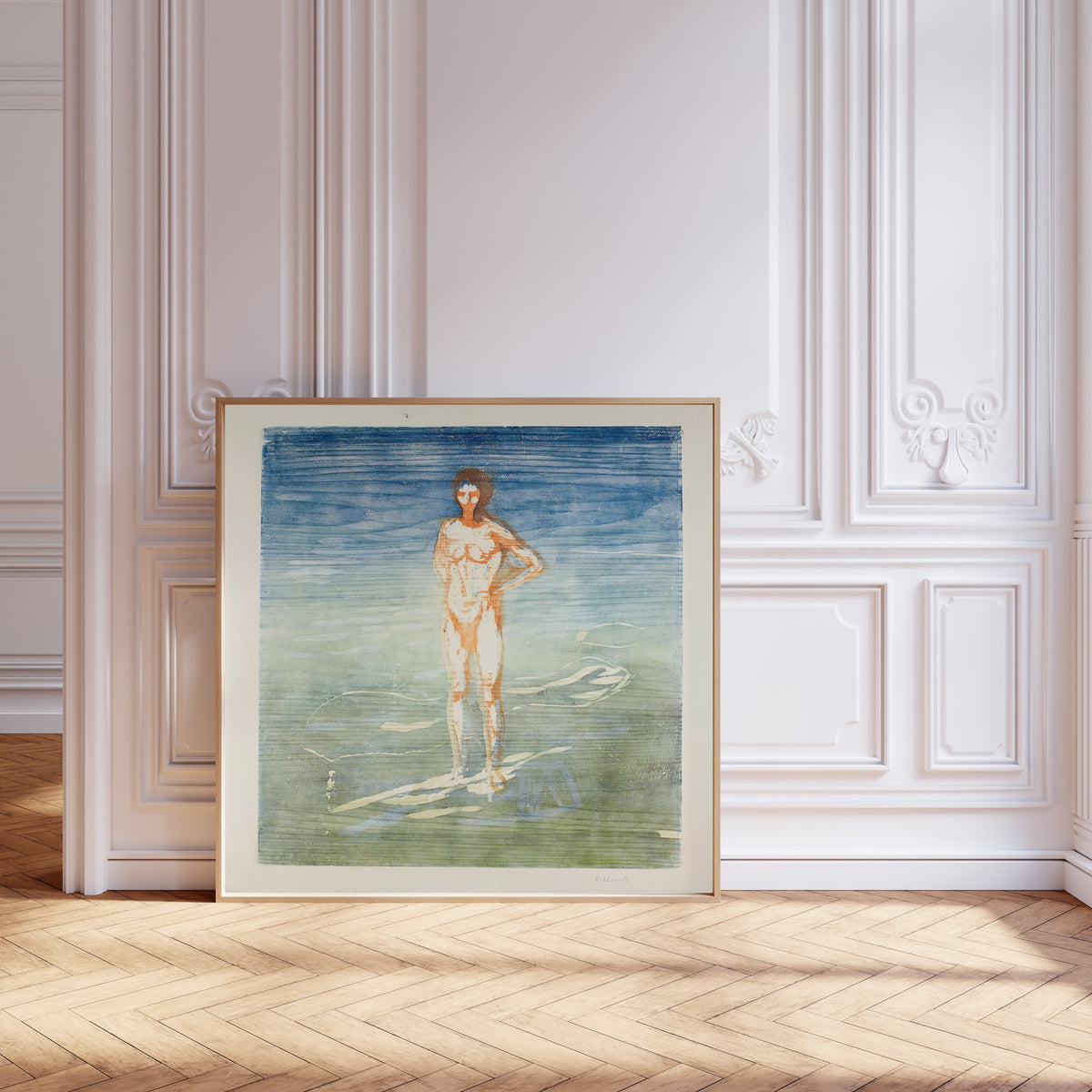 Edvard Munch — Man Bathing | Expressionist Fine Art Print