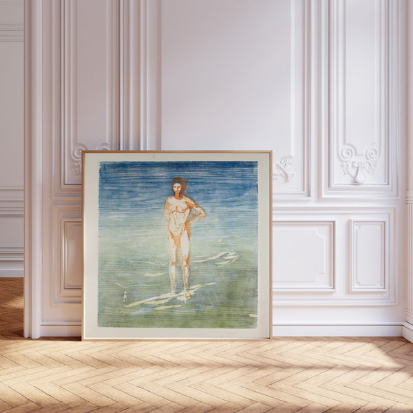 Edvard Munch — Man Bathing | Expressionist Fine Art Print