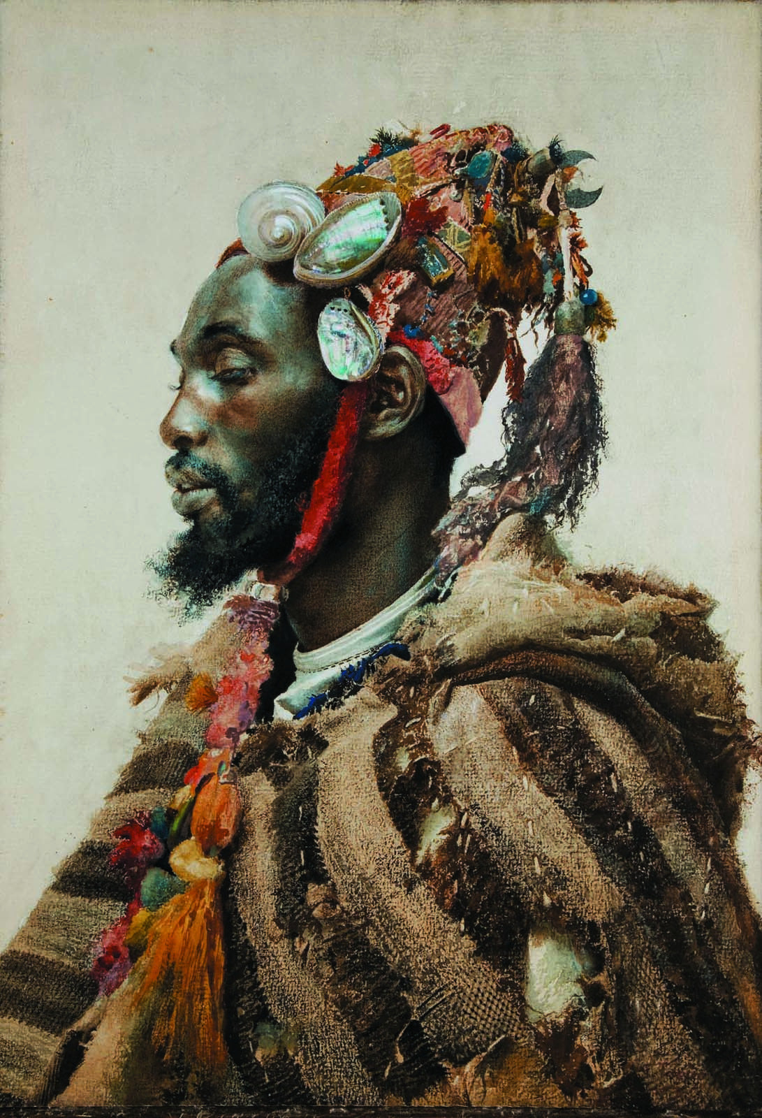 Josep Tapiró Baró — Man with a Shell Headdress | Fine Art Print