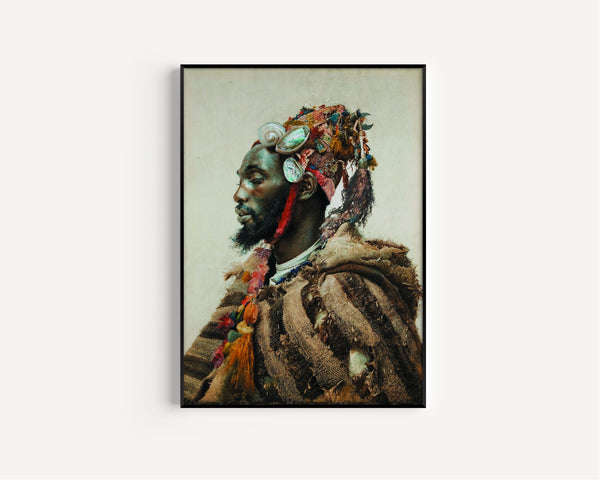 Josep Tapiró Baró — Man with a Shell Headdress | Fine Art Print
