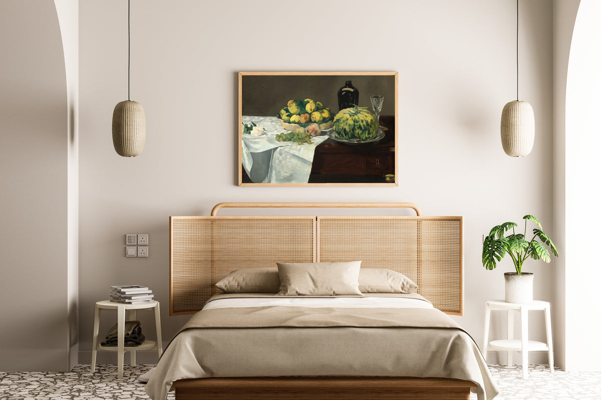 Édouard Manet — Still Life with Melon and Peaches | Fine Art Print