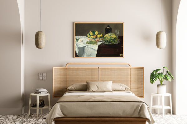 Édouard Manet — Still Life with Melon and Peaches | Fine Art Print