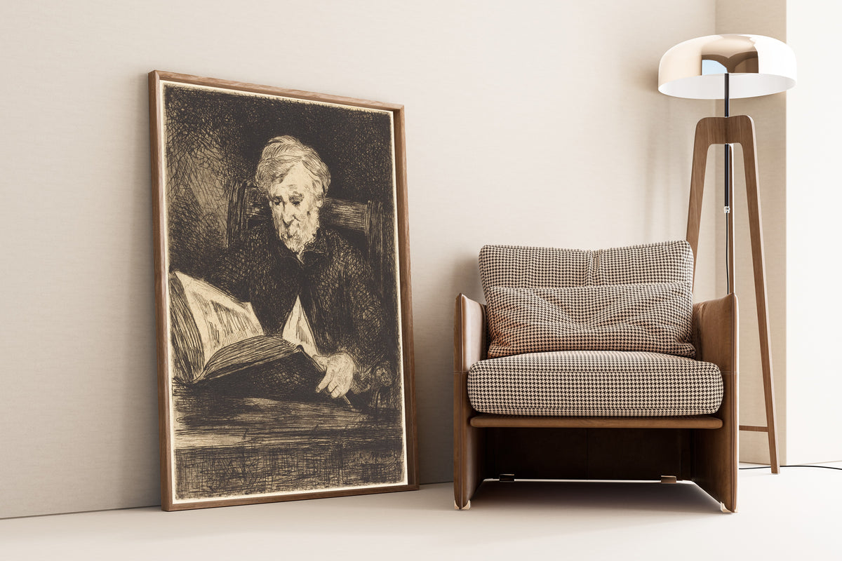 Édouard Manet — The Reader (Le Liseur) | Etching Print