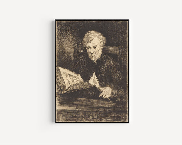 Édouard Manet — The Reader (Le Liseur) | Etching Print