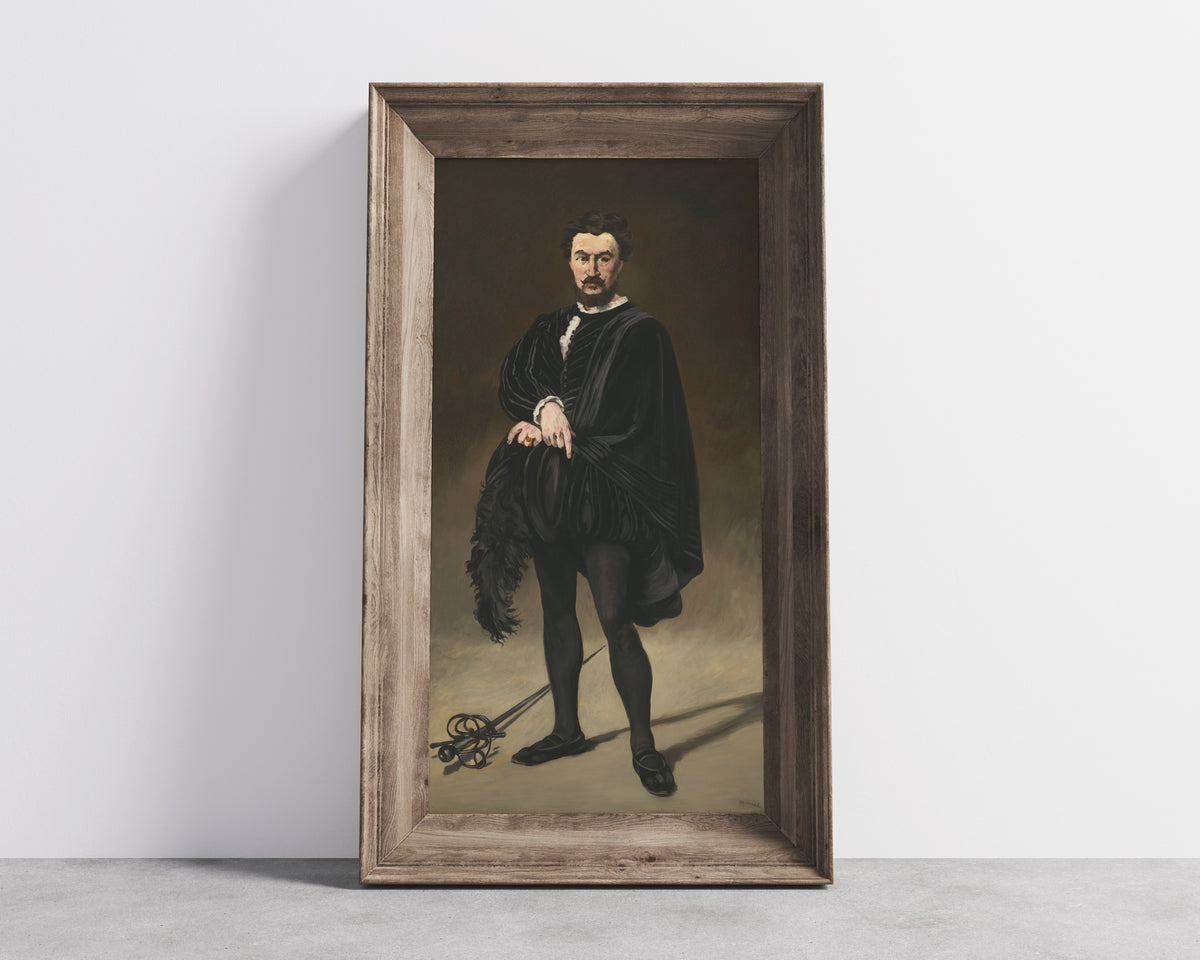 Édouard Manet — The Tragic Actor (Rouviere as Hamlet) | Fine Art Print