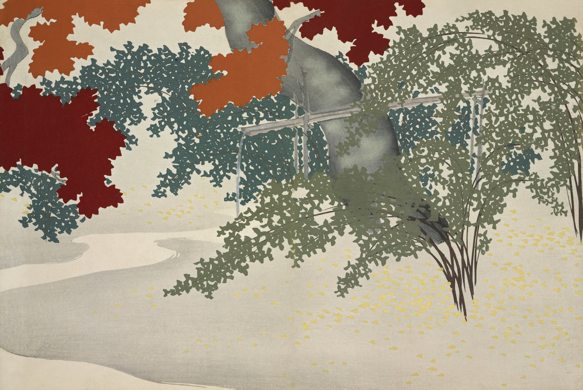 Kamisaka Sekka — Maple, from Momoyogusa | Japanese Woodblock Print