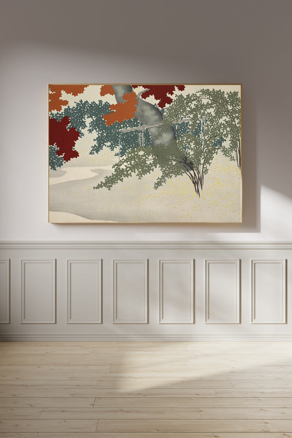 Kamisaka Sekka — Maple, from Momoyogusa | Japanese Woodblock Print