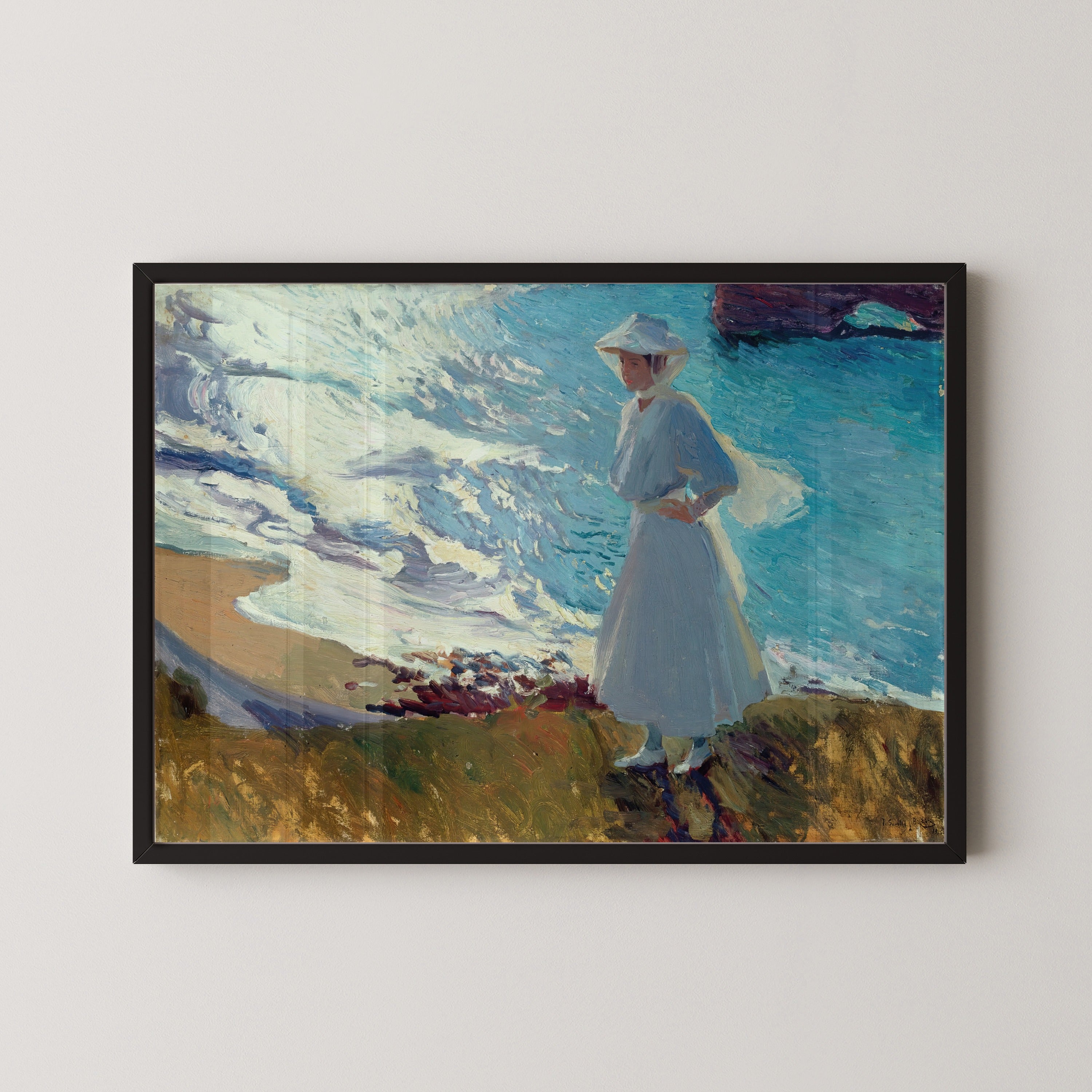 Joaquín Sorolla — María on the Beach at Biarritz (Contre-jour) | Fine Art Print