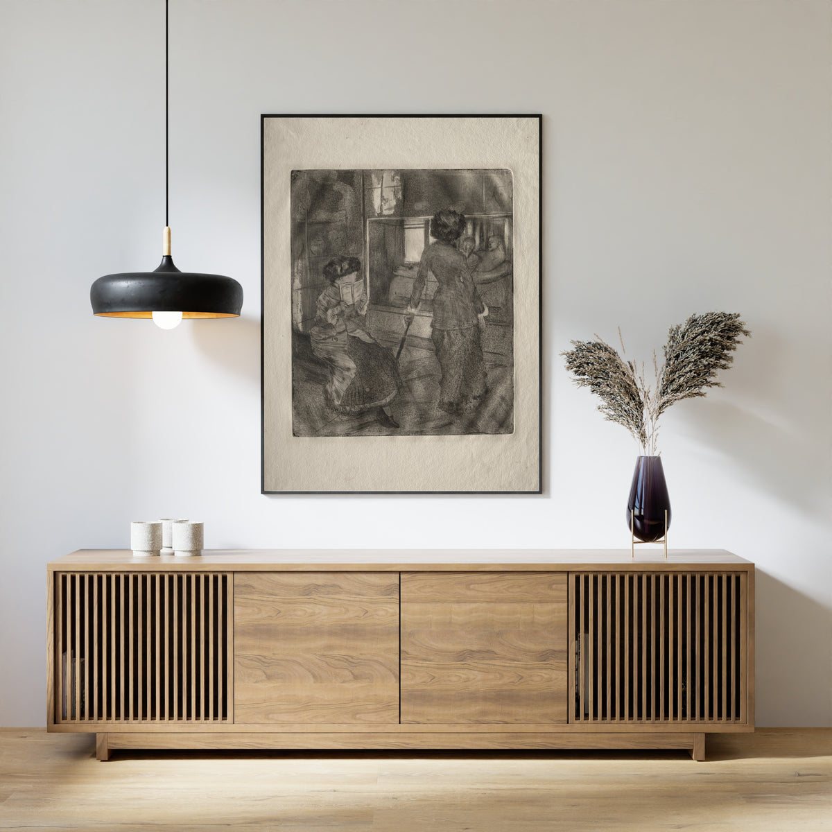 Edgar Degas — Mary Cassatt at the Louvre: The Etruscan Gallery | Fine Art Print