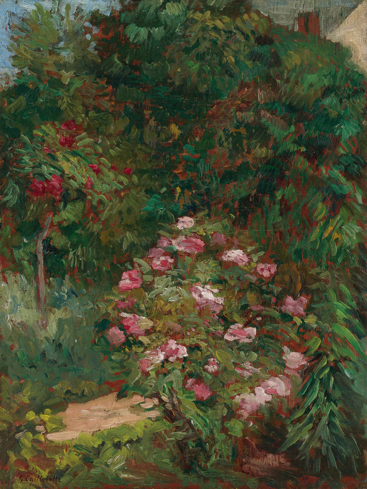 Gustave Caillebotte — Massif de fleurs, jardin du Petit Gennevilliers | Fine Art Print