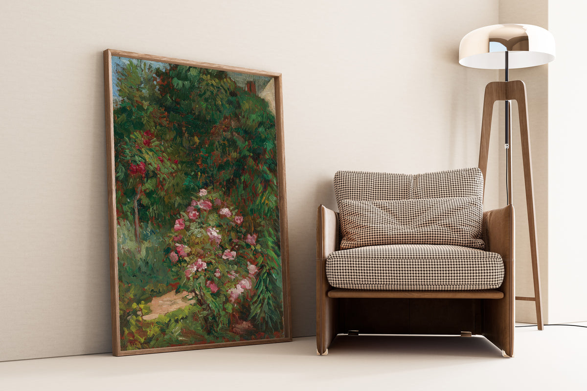 Gustave Caillebotte — Massif de fleurs, jardin du Petit Gennevilliers | Fine Art Print