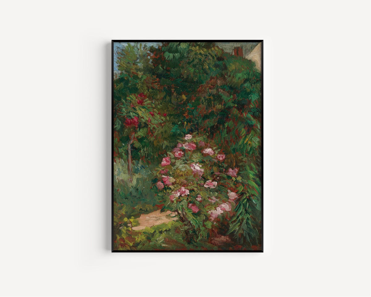 Gustave Caillebotte — Massif de fleurs, jardin du Petit Gennevilliers | Fine Art Print
